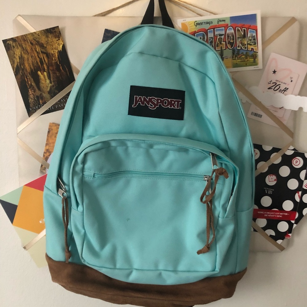 JanSport Teal/Turquoise Backpack